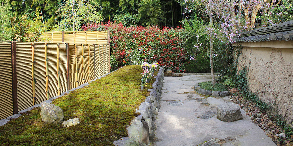 京都の樹木葬がある東福寺の荘厳院の墓苑全体